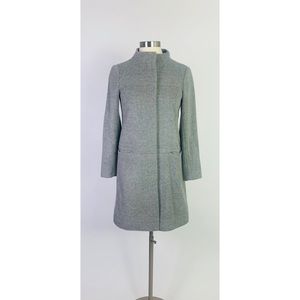 Theory Wool Angora Gray Coat